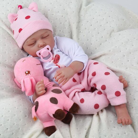 Charex Realistic Reborn Baby Doll - 22 Inch Lifelike Newborn Girl Toy With Real - Picture 1 of 15